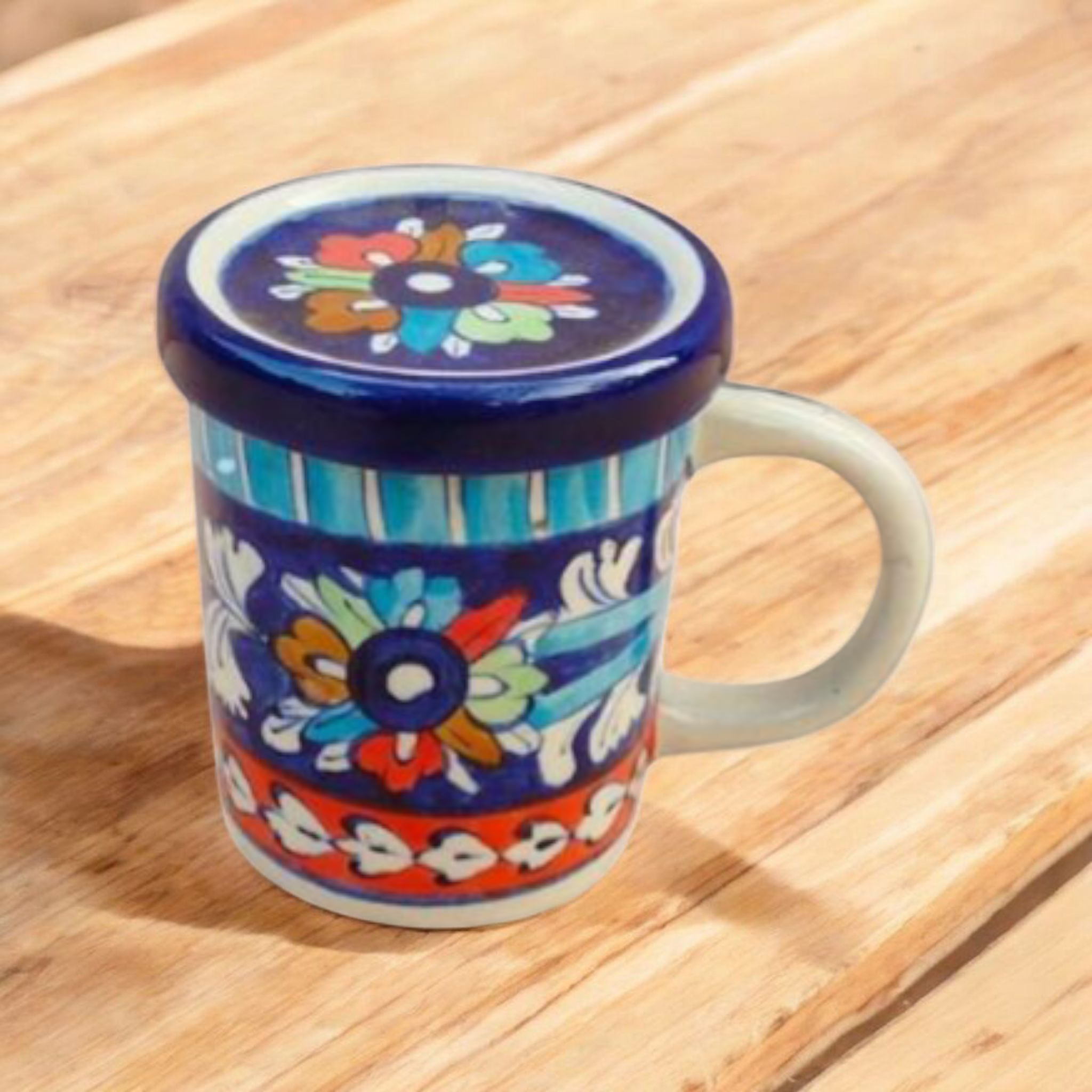 Ceramic Cover Mug – Stylish & Functional