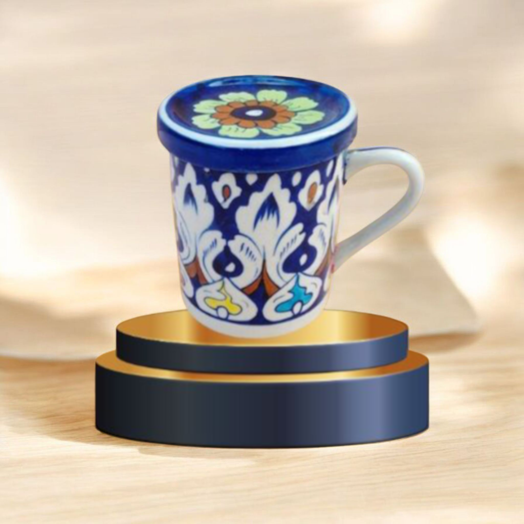 Ceramic Cover Mug – Stylish & Functional
